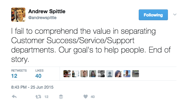 customer success and customer support